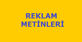 Reklam Metinleri seslendirme metni