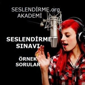 Seslendirme Dersi